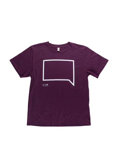 t-shirt burgundy