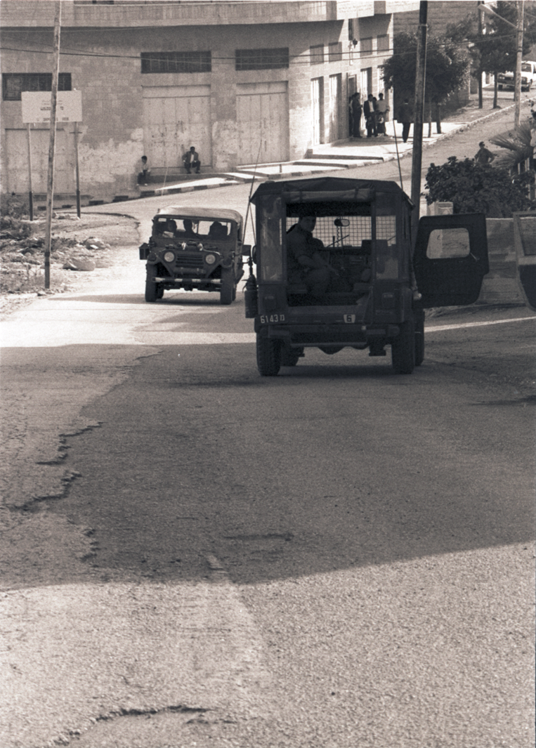 Military Jeep in Beit Sahur 1989