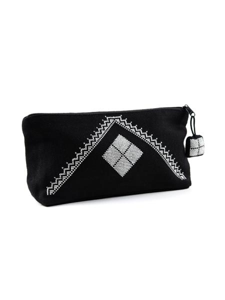 square motif purse
