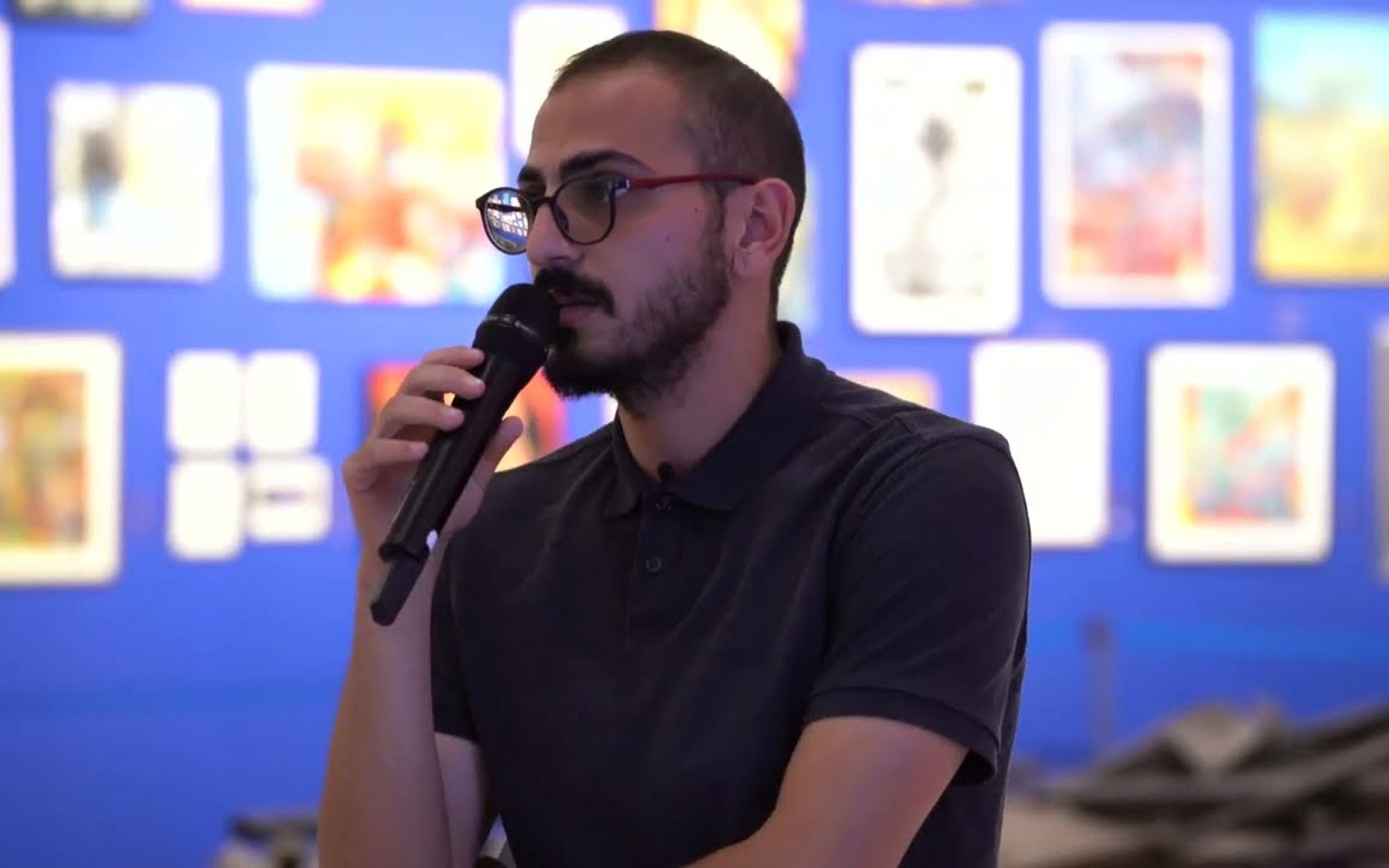 Embedded thumbnail for His Specter at Al-Ahli Baptist Hospital: The Artist-Martyr Mohammed Sami