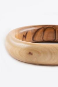 Bracelet Plain Olive Wood Small