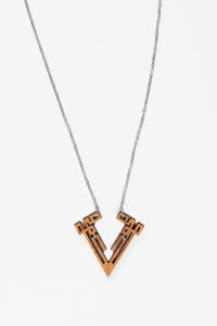 Arabic calligraphy olive wood Pendant