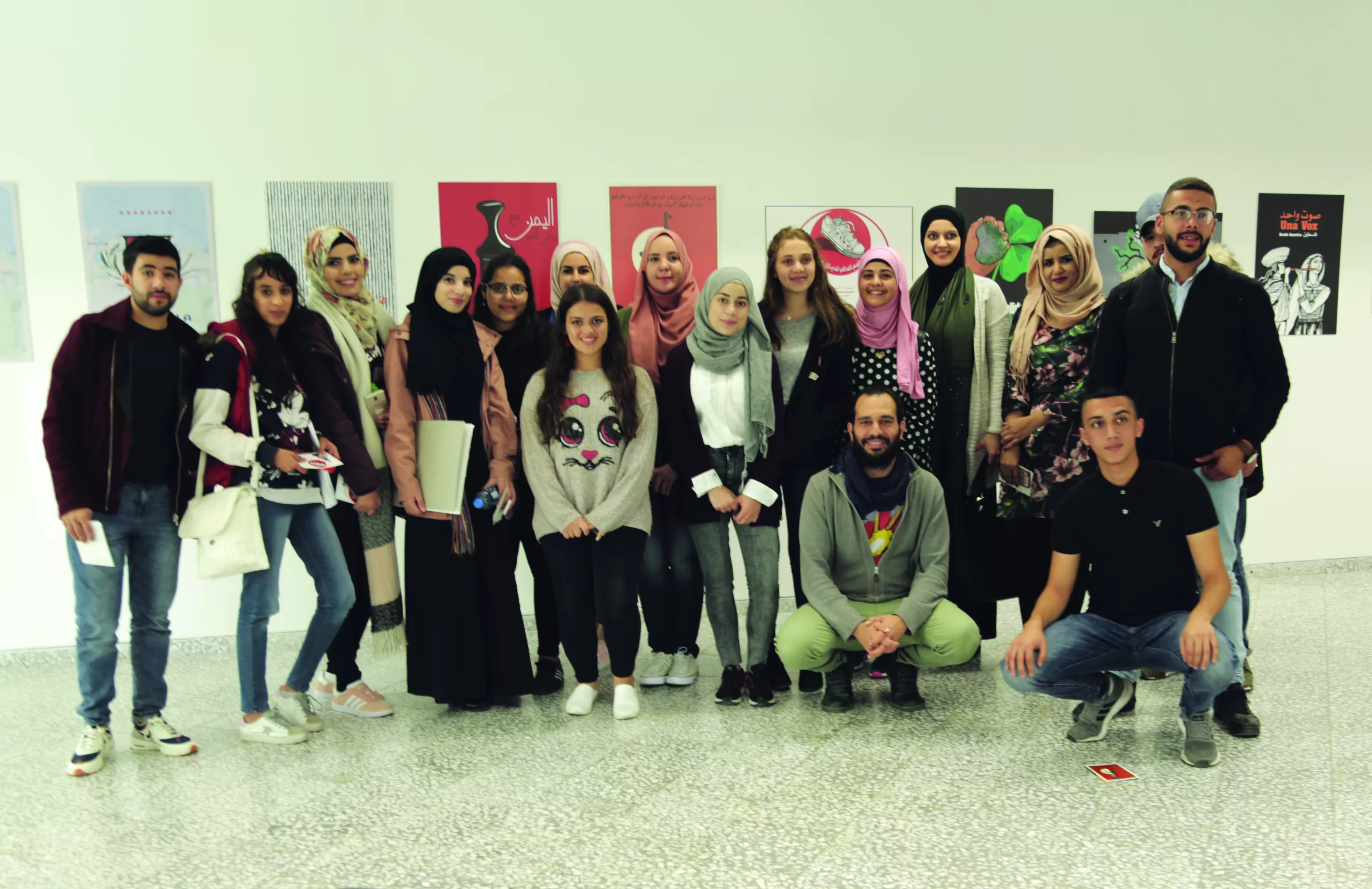 Photos from the art workshop Solidarity Revival with the artist Amer Shomali. Shomali implemented this workshop voluntarily with the Public Programme for a group of emerging artists and art students. The workshop aimed to produce contemporary Palestinian posters to renew Palestinian solidarity with the world’s oppressed peoples and took place on October 19th and 20th 2018. 